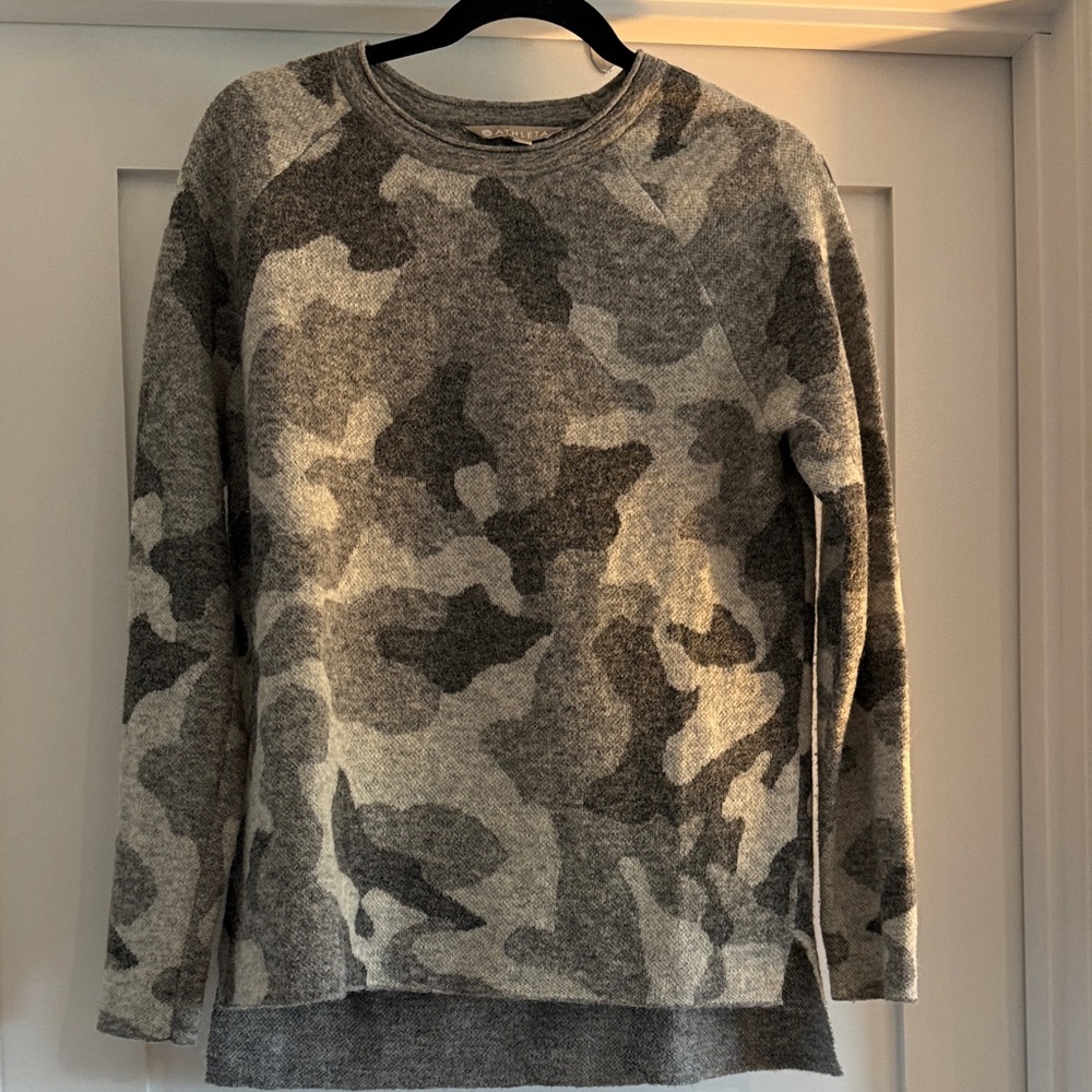 Athleta Women's Camouflage Crewneck Sweater